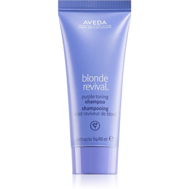 Blonde Revival™ Purple Toning Shampoo Aveda Blonde Revival™ Purple Toning Shampoo лилав тониращ шампоан 40 мл.