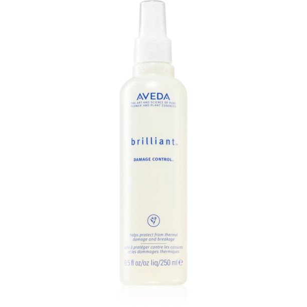 Aveda Brilliant™ Damage Control изглаждащ спрей за сешоар срещу късане на косата 250 мл.