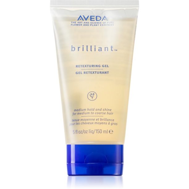 Aveda Brilliant™ Retexturing Gel гел за коса за блясък и мекота на косата 150 мл.