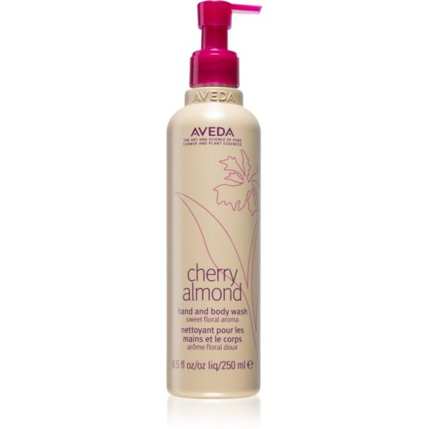 Aveda Cherry Almond Hand and Body Wash овлажняващ душ гел за ръце и тяло 250 мл. на ниска цена