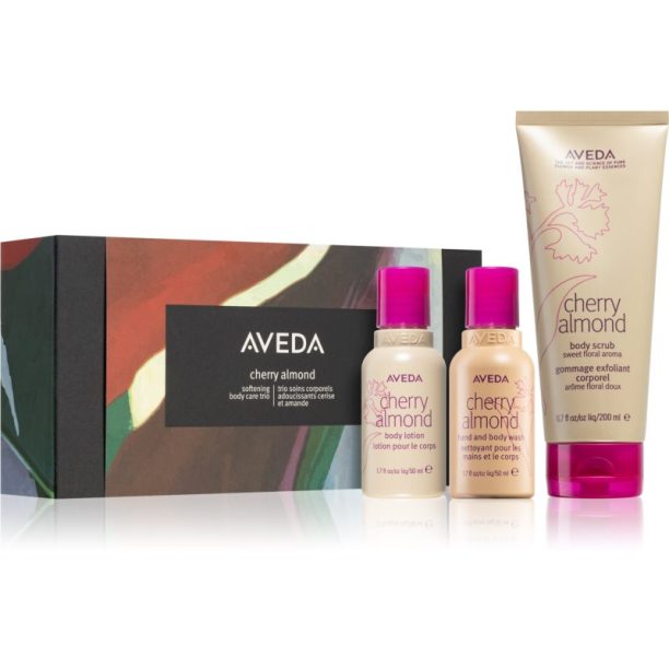 Aveda Cherry Almond Softening Body Care Trio подаръчен комплект (за тяло) на ниска цена