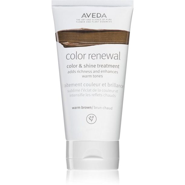 Aveda Color Renewal Color & Shine Treatment Възстановяваща цветна маска За коса цвят Warm Brown 150 мл. на ниска цена