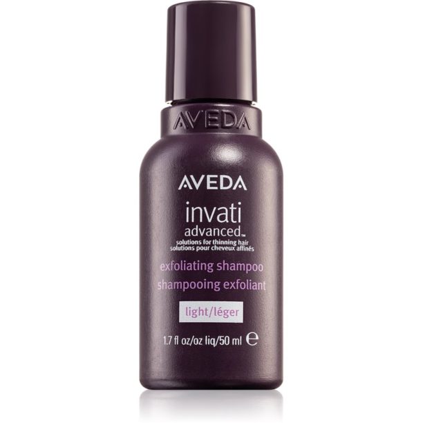 Aveda Invati Advanced™ Exfoliating Light Shampoo нежен почистващ шампоан с пилинг ефект 50 мл. на ниска цена