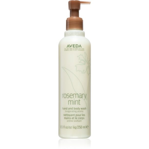 Aveda Rosemary Mint Hand and Body Wash нежен сапун за ръце и тяло 250 мл.