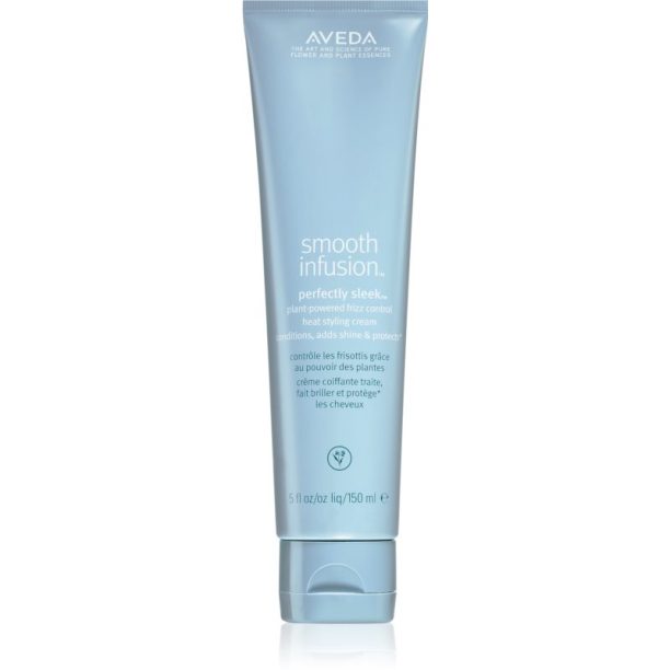 Aveda Smooth Infusion™ Perfectly Sleek™ Heat Styling Cream термозащитен крем за изглаждане на непокорна коса против цъфтене 150 мл. на ниска цена