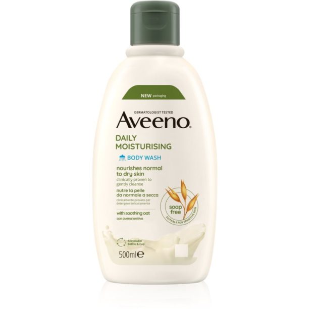 Aveeno Daily Moisturising Body Wash интензивен подхранващ душ крем 500 мл. на ниска цена