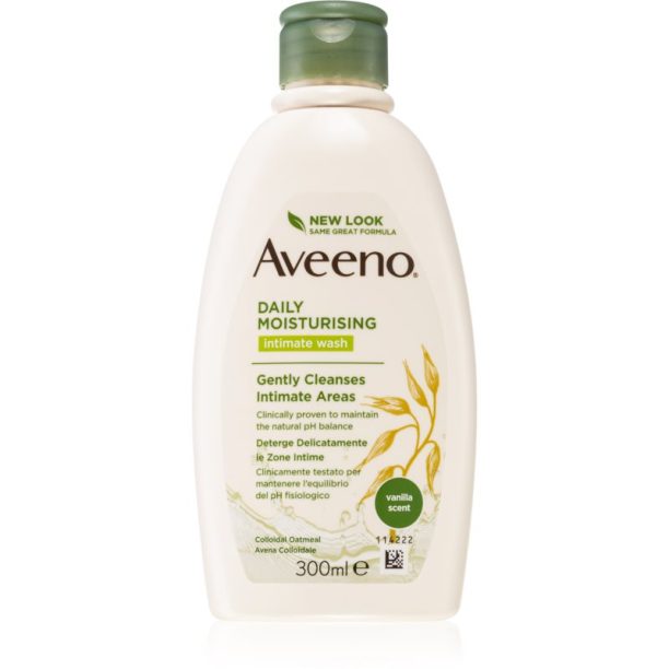 Aveeno Daily Moisturising Intimate wash гел за интимна хигиена Vanilla 300 мл.