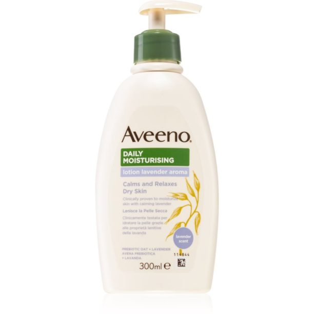 Aveeno Daily Moisturising Lotion lavender aroma подхранващ лосион за тяло 300 мл.