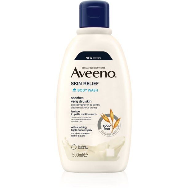 Aveeno Skin Relief Body wash успокояващ душ гел 500 мл. на ниска цена