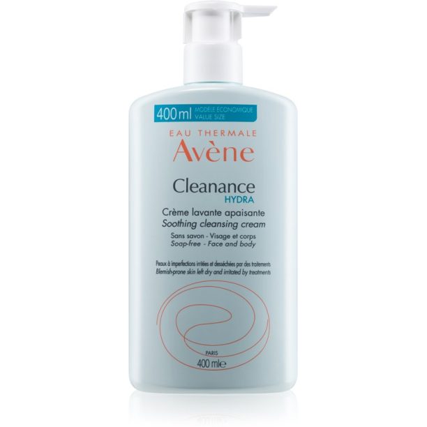 Avène Cleanance Hydra успокояващ почистващ крем за кожа