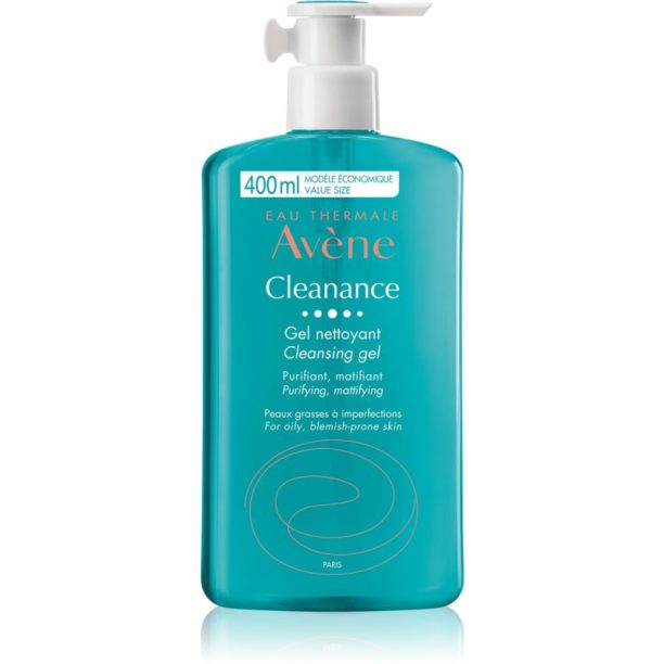 Avène Cleanance почистващ гел за мазна кожа склонна към акне 400 мл.