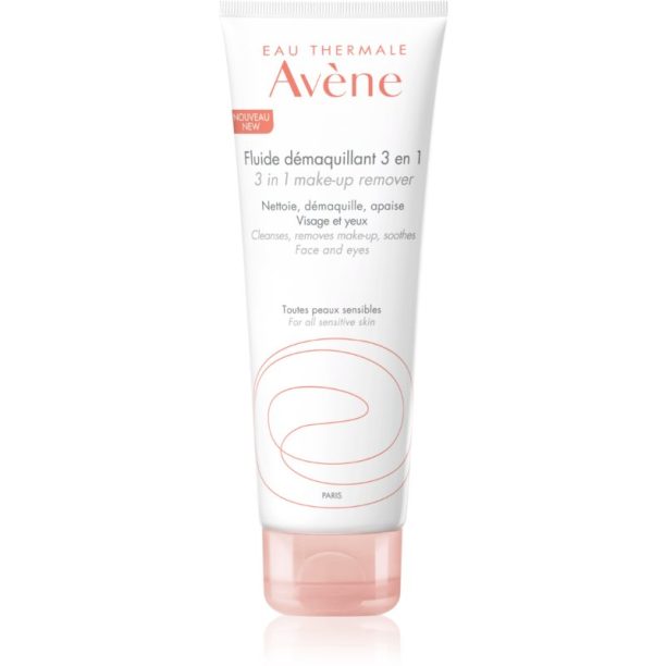 Avène Skin Care флуид за почистване на грим 3 в 1 200 мл.