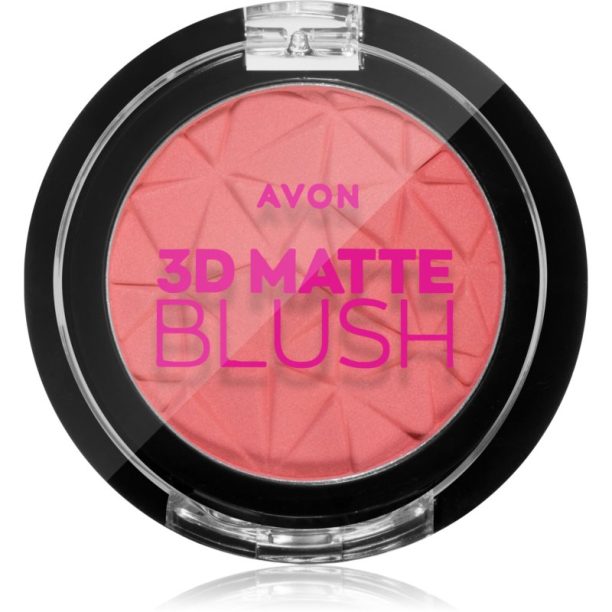 Avon 3D Matte руж с матиращ ефект цвят Peach 3