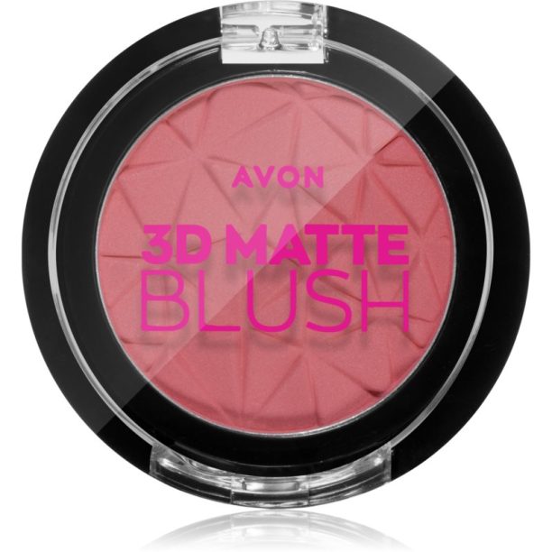 Avon 3D Matte руж с матиращ ефект цвят Warm Flush 3