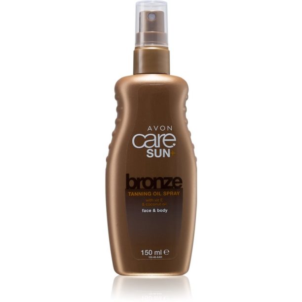 Avon Care Sun +  Bronze олио за тен за тяло и лице 150 мл.