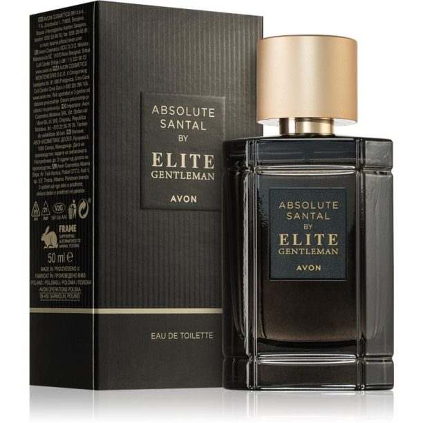 Avon Elite Gentleman Absolute Santal тоалетна вода за мъже 50 мл. на ниска цена