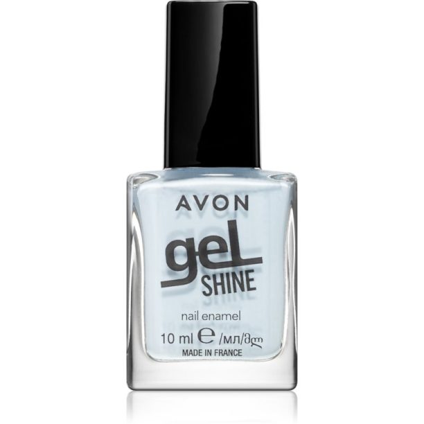 Avon Gel Shine лак за нокти с гел ефект цвят Blue Screen 10 мл.