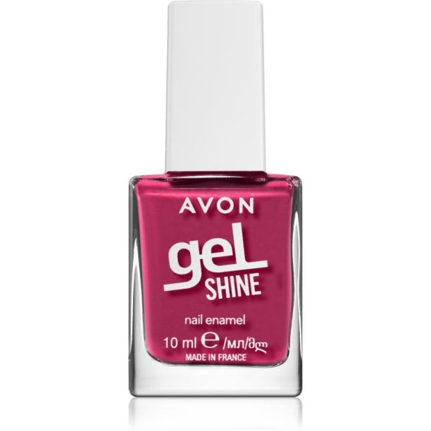 Avon Gel Shine лак за нокти с гел ефект цвят Happy Blooms 10 мл.