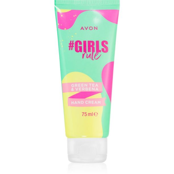 Avon #GirlsRule Green Tea & Verbena хидратиращ крем за ръце 75 мл.