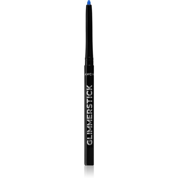 Avon Glimmerstick молив за очи с интензивен цвят цвят Azure Blue 0