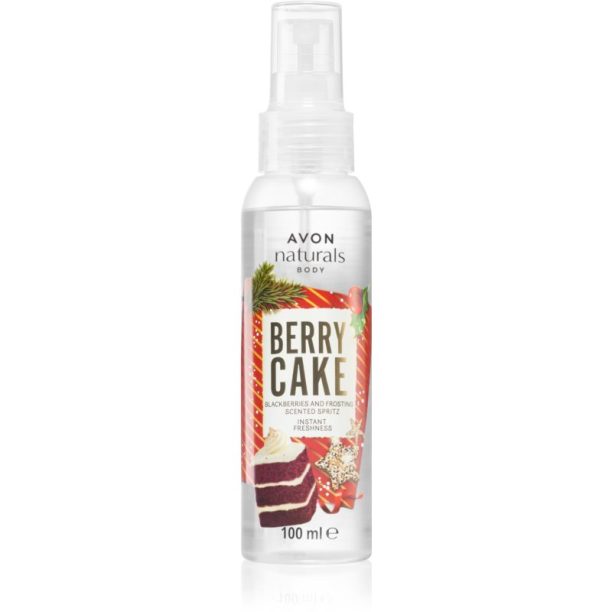 Avon Naturals Berry Cake освежаващ спрей 3 в 1 100 мл.