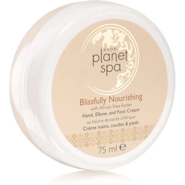 Avon Planet Spa Blissfully Nourishing подхранващ крем за ръце за крака 75 мл.