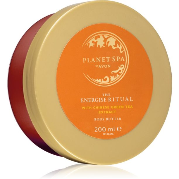 Avon Planet Spa The Energise Ritual подхранващо масло за тяло с екстракт от зелен чай 200 мл.