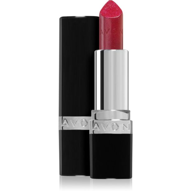 Avon Ultra Creamy високо пигментирано кремообразно червило цвят Red 2000 3