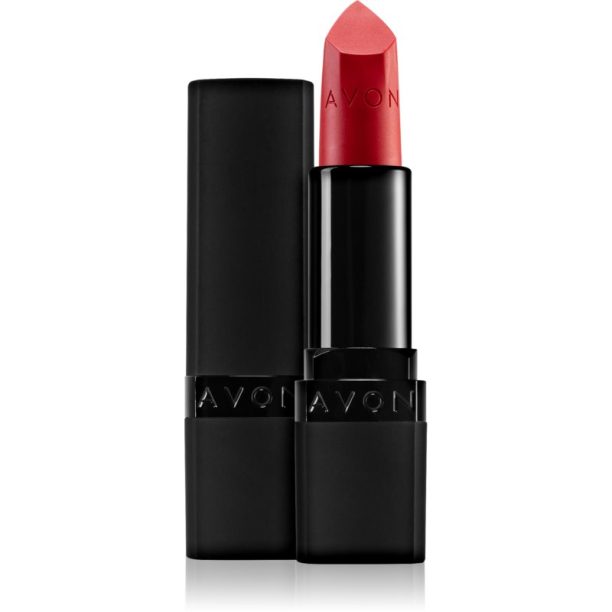 Avon Ultra Matte матиращо хидратиращо червило цвят Ruby Kiss 3