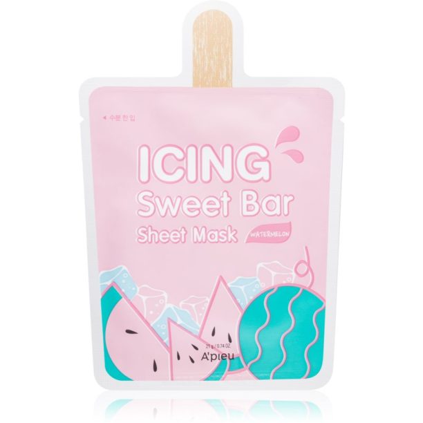 A´pieu Icing Sweet Bar Mask Watermelon подхранваща платнена маска 21 гр.