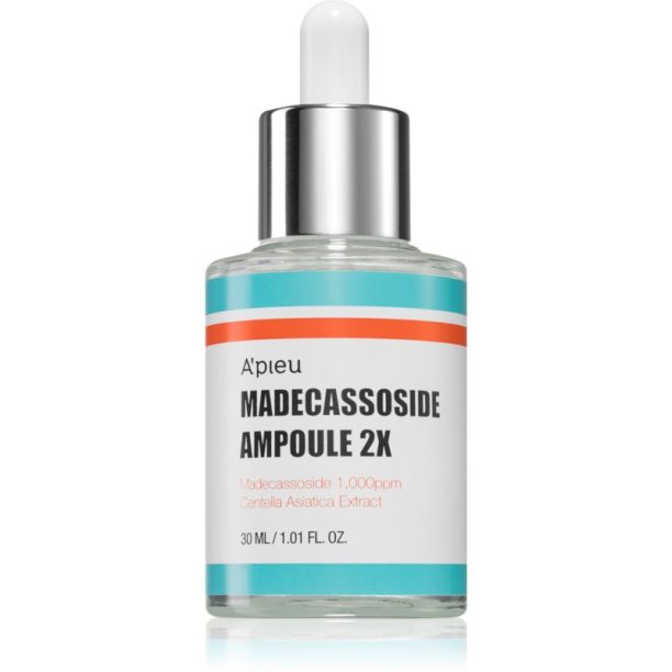 A´pieu Madecassoside Ampoule 2x успокояващ серум с хидратиращ ефект 30 мл.