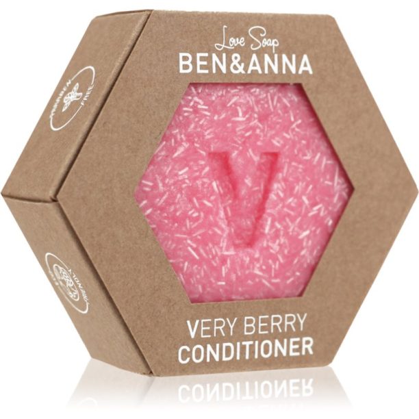 BEN&ANNA Love Soap Conditioner твърд балсам Very Berry 60 гр. на ниска цена