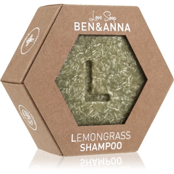 BEN&ANNA Love Soap Shampoo Твърд шампоан Lemongrass 60 гр. на ниска цена