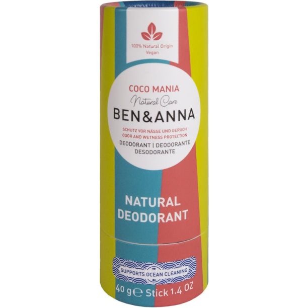 BEN&ANNA Natural Deodorant Coco Mania дезодорант стик 40 гр.