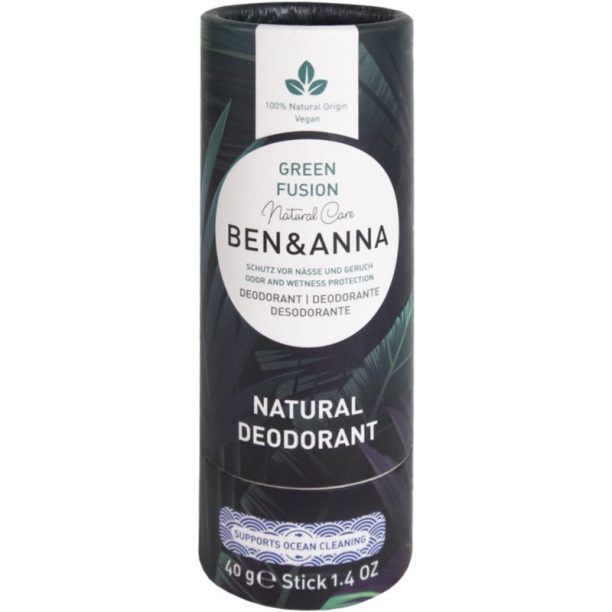 BEN&ANNA Natural Deodorant Green Fusion дезодорант стик 40 гр.