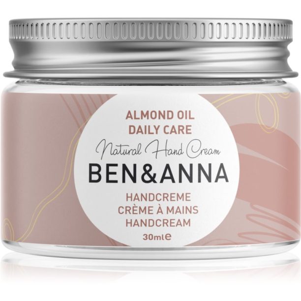 BEN&ANNA Natural Hand Cream Daily Care крем за ръце с бадемово масло 30 мл.