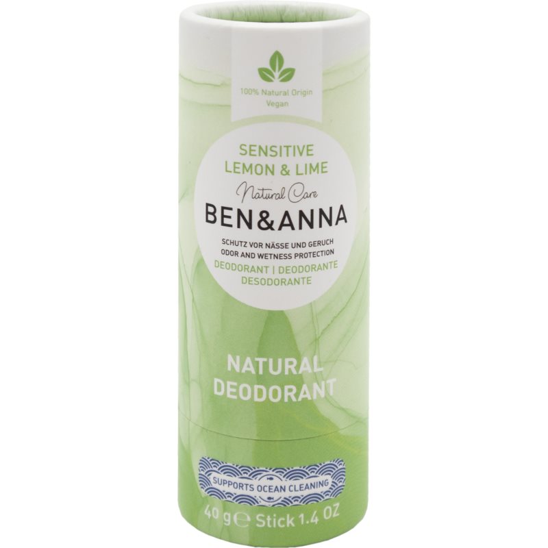 BEN&ANNA Sensitive Lemon & Lime дезодорант стик 40 гр.