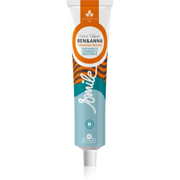 BEN&ANNA Toothpaste Cinnamon Orange натурална паста за зъби 75 мл.