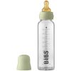 BIBS Baby Glass Bottle 225 ml бебешко шише Sage на ниска цена