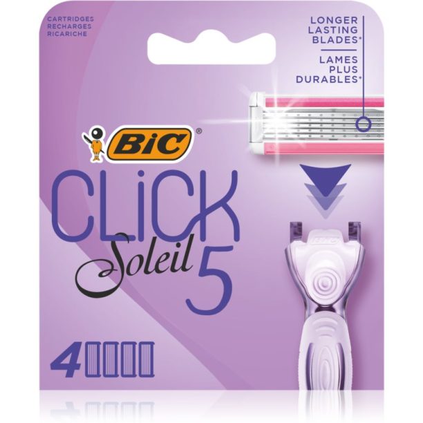 BIC Soleil Click 5 Резервни остриета 4 бр. на ниска цена