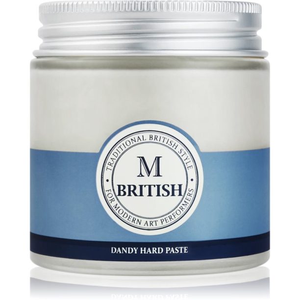 BRITISH M Dandy Hard Paste стилизираща паста за обем и форма 100 гр. на ниска цена