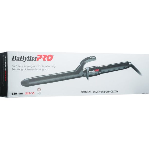 BaByliss PRO Titanium Diamond Extra Long маша за дълга коса BAB2473TDE Ø 25 mm на ниска цена