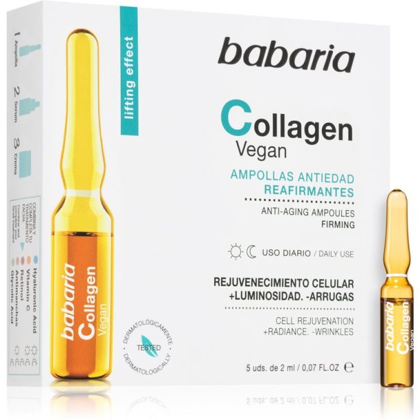 Babaria Collagen концентриран серум против признаците на стареене на кожата в ампули 5x2 мл.