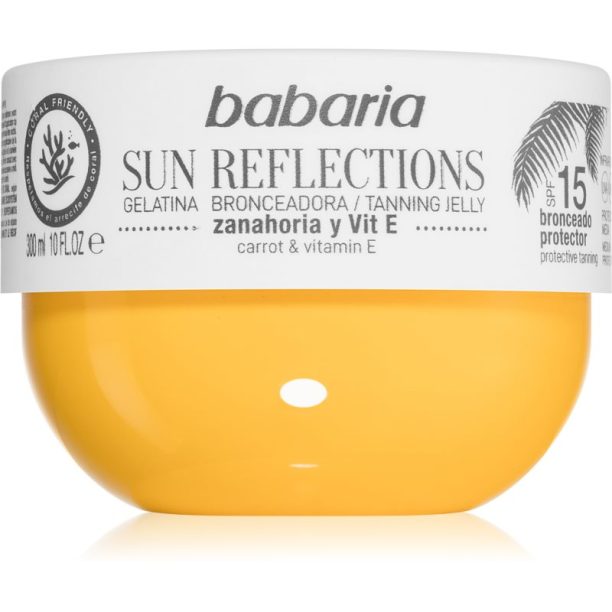 Babaria Tanning Jelly Sun Reflections защитен гел SPF 15 300 мл.