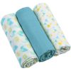 BabyOno Diaper Super Soft пелени от плат Blue 70 × 70 cm 3 бр.