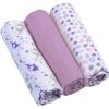 BabyOno Diaper Super Soft пелени от плат Violet 70 × 70 cm 3 бр.