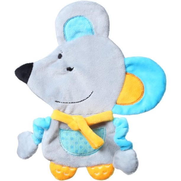 BabyOno Have Fun Cuddly Toy for Babies мека играчка домашен любимец с гризалка Mouse Kirstin 1 бр.