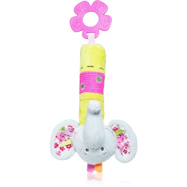 BabyOno Have Fun Squeaker Smartie Elephant писукаща играчка 1 бр.