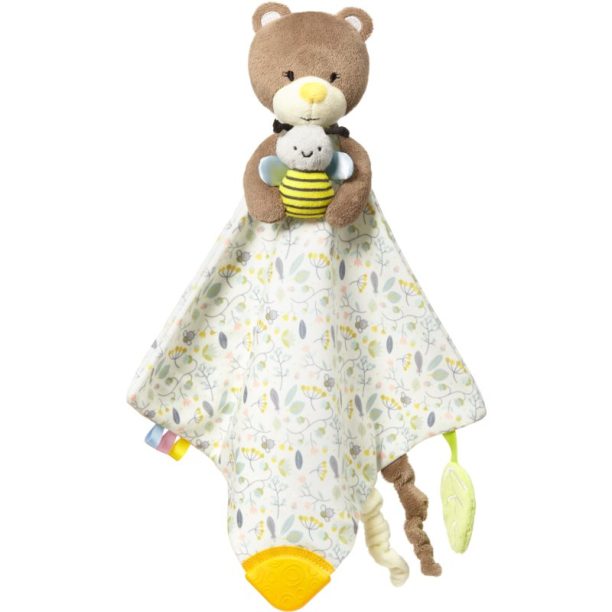 BabyOno Have Fun Teddy Gardener бебешко одеялце с гризалка 1 бр.