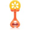 BabyOno Have Fun Teether гризалка с дрънкалка Juicy Orange 1 бр.